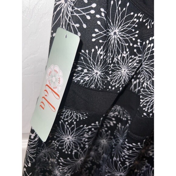 Lola AFG Dress Womens Sz L Athletic Tank Gym Floral Workout Sport pickleball New - Picture 5 of 9